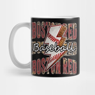 Graphic Baseball Boston Proud Name Team Vintage Mug